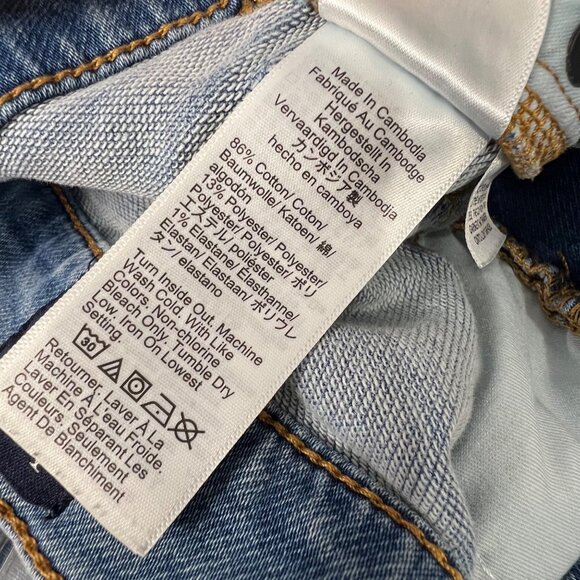 J Crew Mid Rise Skinny Jeans 29 Signature Stretch Blue 5 Pocket BF846 31" Waist - Picture 6 of 7